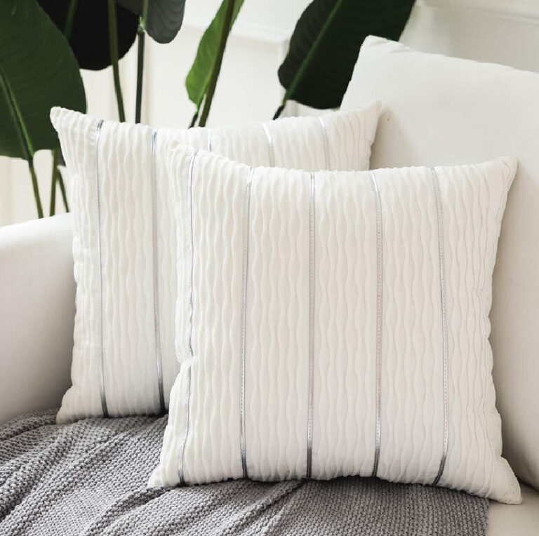 Luxury Striped Velvet Pillow & Cushion Cover