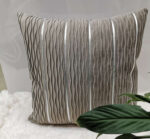 Luxury Striped Velvet Pillow & Cushion Cover - Image 2