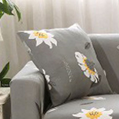 Printed Sofa Cover & Cushion Slipcover