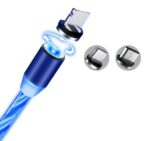 Compatible with Apple, Flowing Ligh Magnetic Streamer Data Line Cable for Iphone Android Typec - Image 10