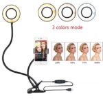 LED Selfie Ring Light for Live Adjustable Makeup Light-8cm Stand - Image 7