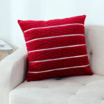 Luxury Striped Velvet Pillow & Cushion Cover - Image 5