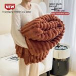 Soft Velvet Fur Blanket Double-Sided Warm Throw - Image 5