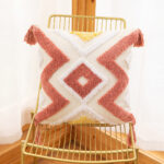 New Bohemian Geometric Tufted Pillowcase - Image 2