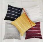 Luxury Striped Velvet Pillow & Cushion Cover - Image 4