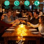 Lighted Birch Garland, 7.87ft 144 LED Warm White Lights With 8 Modes, Remote & Timer, IP45 Waterproof Flexible Branches For Home Decor - Image 5