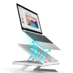 New Laptop Stand Multifunctional Folding Lift Portable Laptop Stand Monitor Increase Rack Aluminum Alloy Base - Image 9